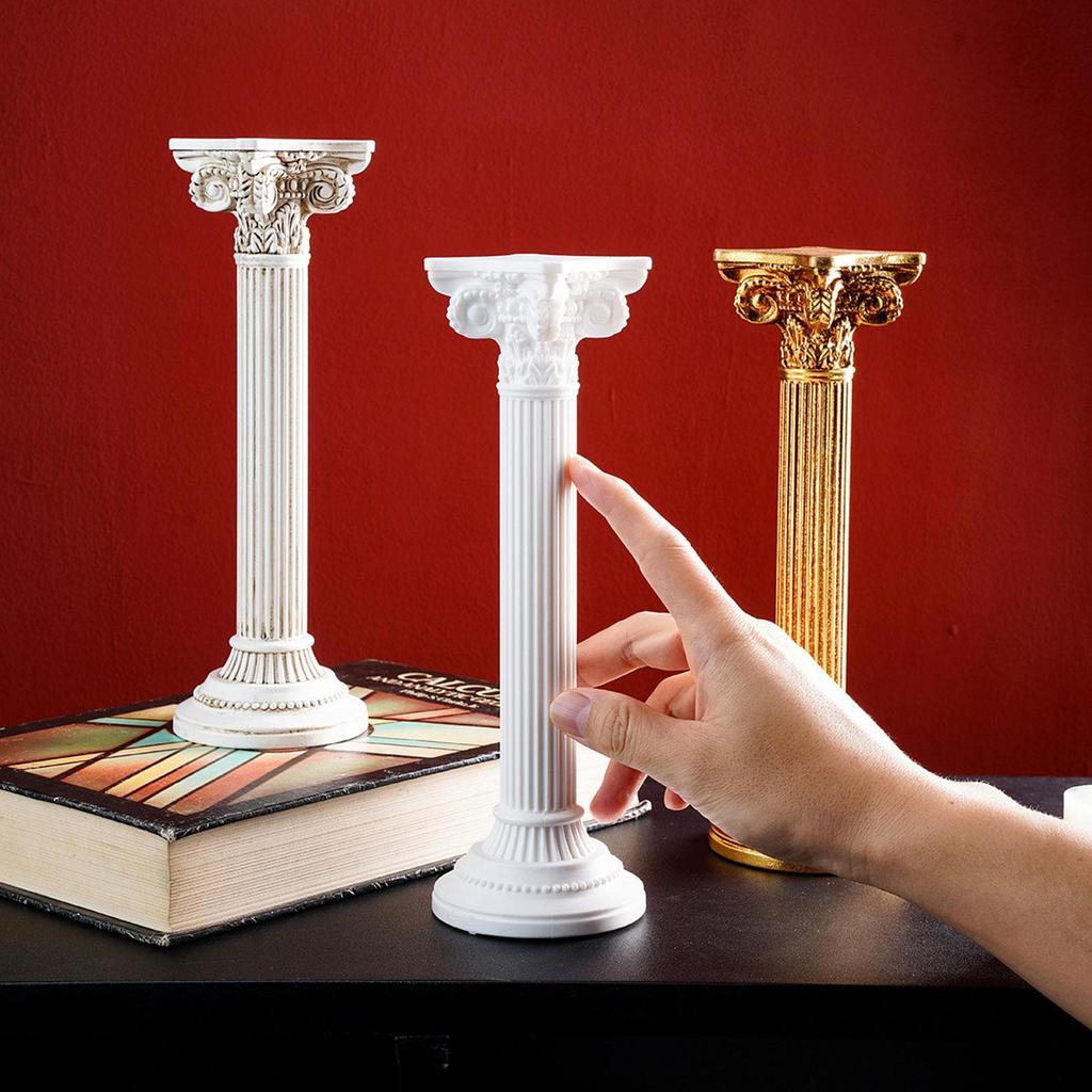 Decorative Roman Statue, Greek Sculpture, Ornament, Miniature Resin Figures with Realistic Reliefs,