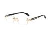 Diamond-Cut Edge Rimless Reading Glasses for Women - Business & Eye Protection