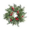 Artificial Berries Christmas Candlestick Hanging Wreath Plastic Decorations