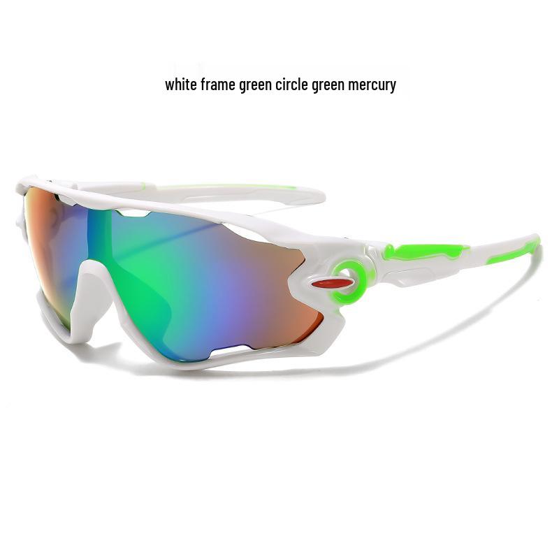 Men's Trendy Windproof Cycling Sunglasses - Anti-UV, Explosion-Proof, Cool Outdoor Sports Glasses
