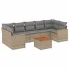 VidaXL Salon de Jardin avec Coussins 8 pcs, Canapés de Terrasse, Ensemble de Meubles de Patio, Mobilier d'Extérieur, Mélange 3256367