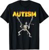 Maglietta Meme Scheletro Autistico - Divertente Specificamente Strano Grafica Dank (S-3XL)
