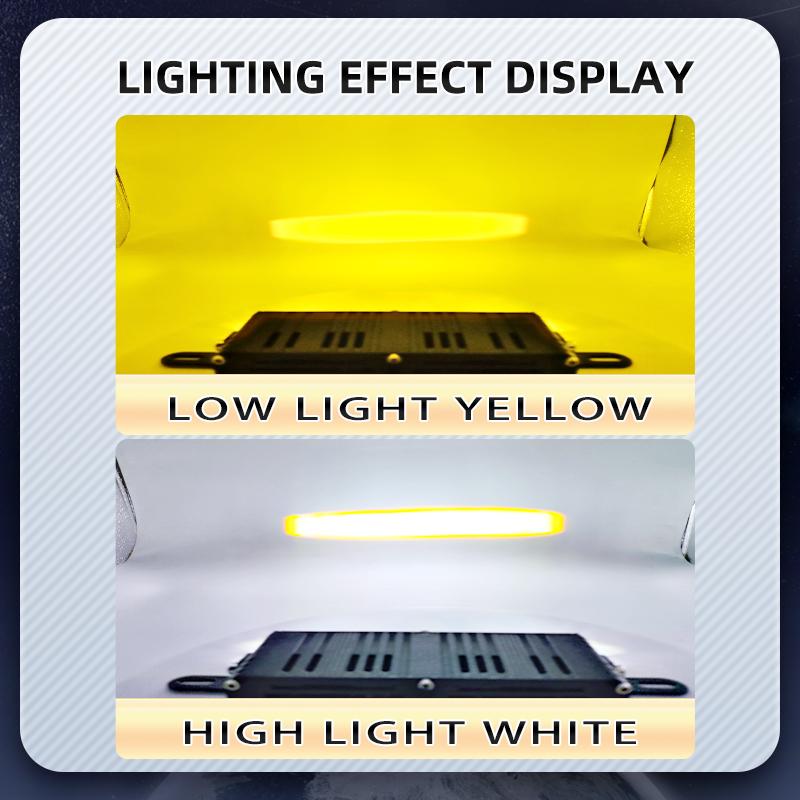 Car Grille Light, Motorcycle Auxiliary Driving Light, Auto Work Light LED Bar Truck Off-road Vehicle 4x4 High Brightness Lights