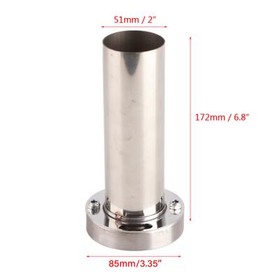     85mm Round Exhaust Muffler Tip Removable Sound Silencer