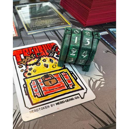 NERD GEAR LifeTrax - MTG Life Counter - Essential MTG Accessory for Magic the Gathering Commander Players - Durable, Refined, and Professionally Built