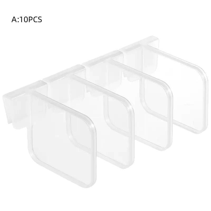 10/20Pcs Refrigerator Kitchen Organizer Shelf Storage Dividers For Eggs Bottles Items Organizer