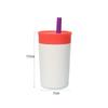 12oz Thermal Coffee Cup with Straw Thermos Bottle Children's Cup Thermal Mug  Car
