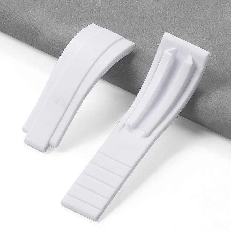 20mm Silicone Watch Band Rubber Watch Strap for Rolex Water Ghost Series Wrist Band Waterproof Fold Buckle Men Sport Bracelet
