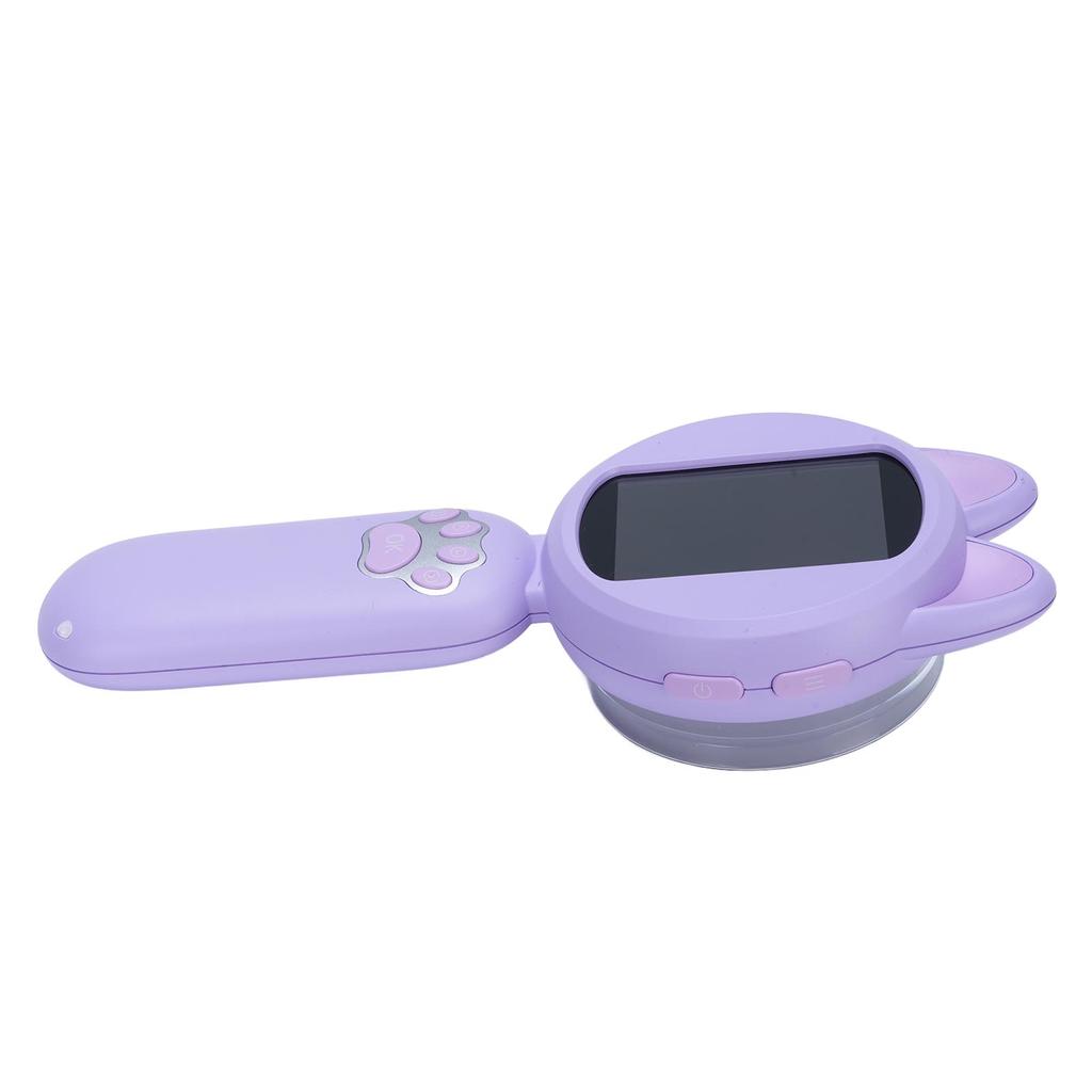 Violet Handheld Microscope 2in IPS Screen Portable Microscope with 8 LED Lights Supports 14