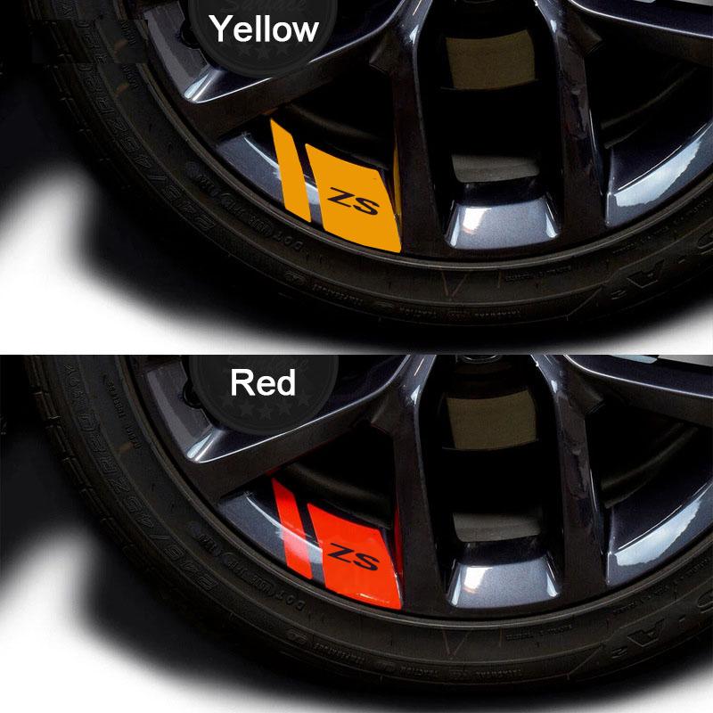 6Pcs Car Wheel Sticker For Morris Garages MG ZS HS Auto Accessories