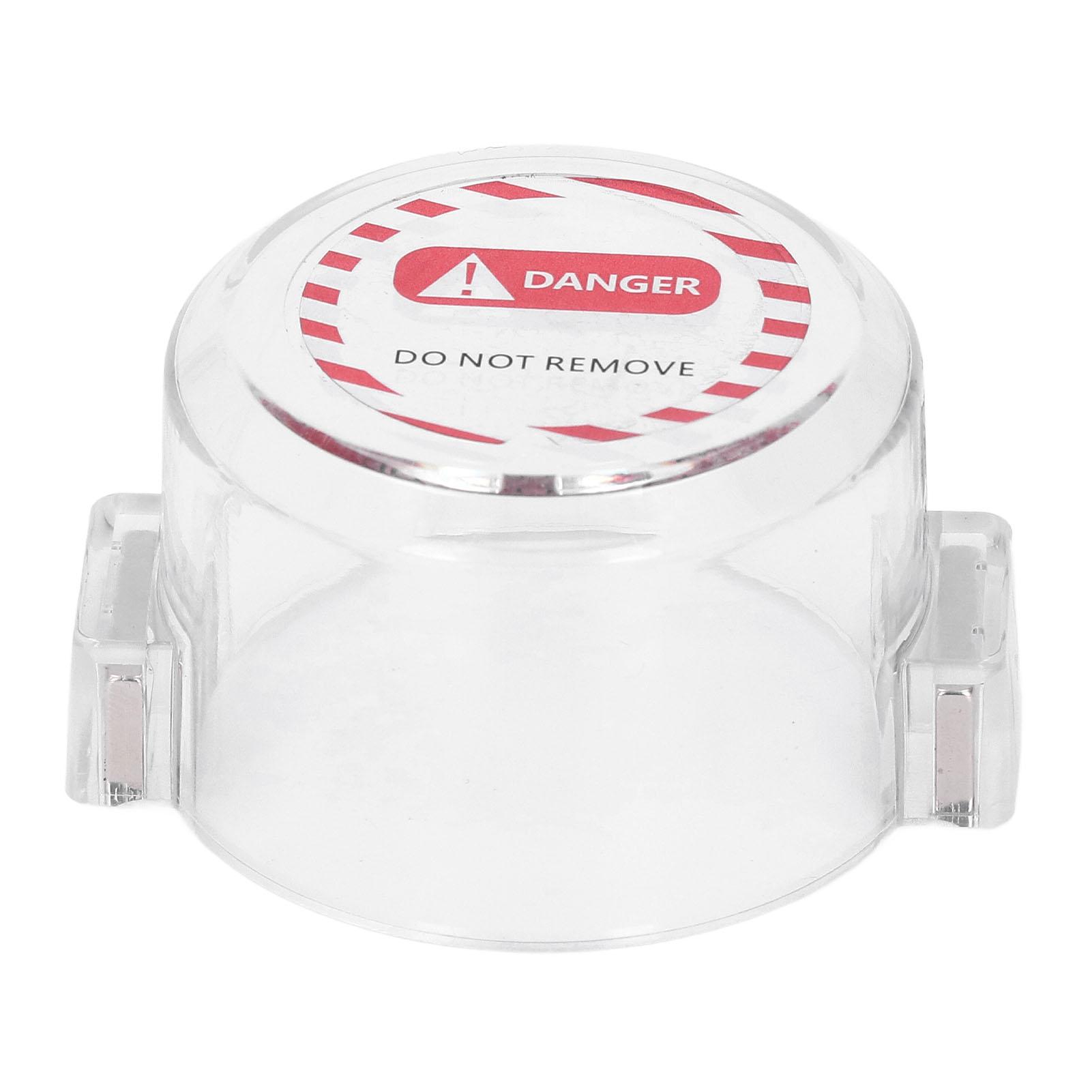 Крышка магнитного аварийного выключателя, прозрачная, из поликарбоната, пластиковая, круглая защитная крышка для кнопки блокировки