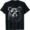 Bear Wearing Sunglasses Wildlife Artwork Graphic Bear T-Shirt