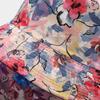 Women's Flower Pattern Foldable Bucket Hat UV Protection Wide Brim Sunshade Outdoor Spring Summer Hat