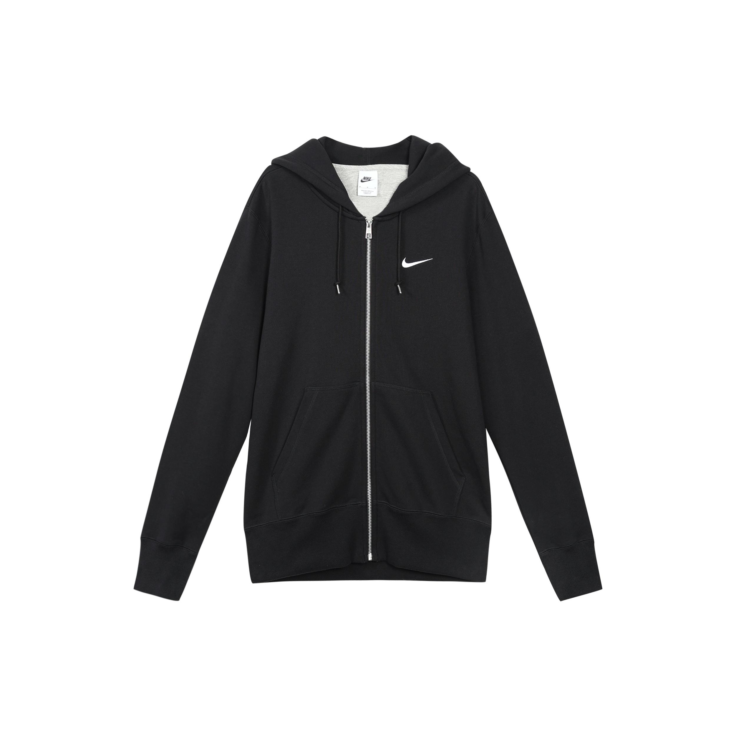 Nike Classic Small Logo Full Zip Hoodie  Black  Men s 521574-010 M