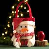 Santa Claus Christmas Packing Bag Large Capacity Gifts Candy Bag Christmas Handbag  Shopping Bag
