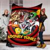 Looney Tunes Theme Printed Blanket - Perfect for Couch, Bed, Travel & Outdoor Use | Machine Washable, Cozy & Durable.