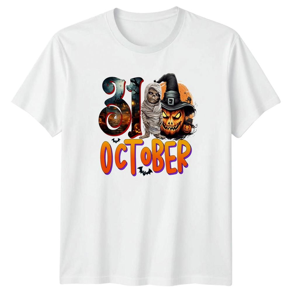 31 October TShirt Spooky Mummy Halloween Gift For Him And Her S