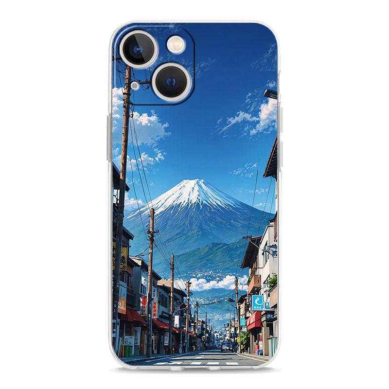 Phone Case For iPhone 17 Cases iPhone Air 16 15 12 13 14 Pro Max 7 8 Plus 16Pro iPhone11 Cover Landscape Japan Scenery