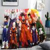 Dragon Ball Characters pattern Flannel Blanket, High quality Comfortable for All Seasons, Home Decor, Warmth and Comfort, Perfect for Gifts.