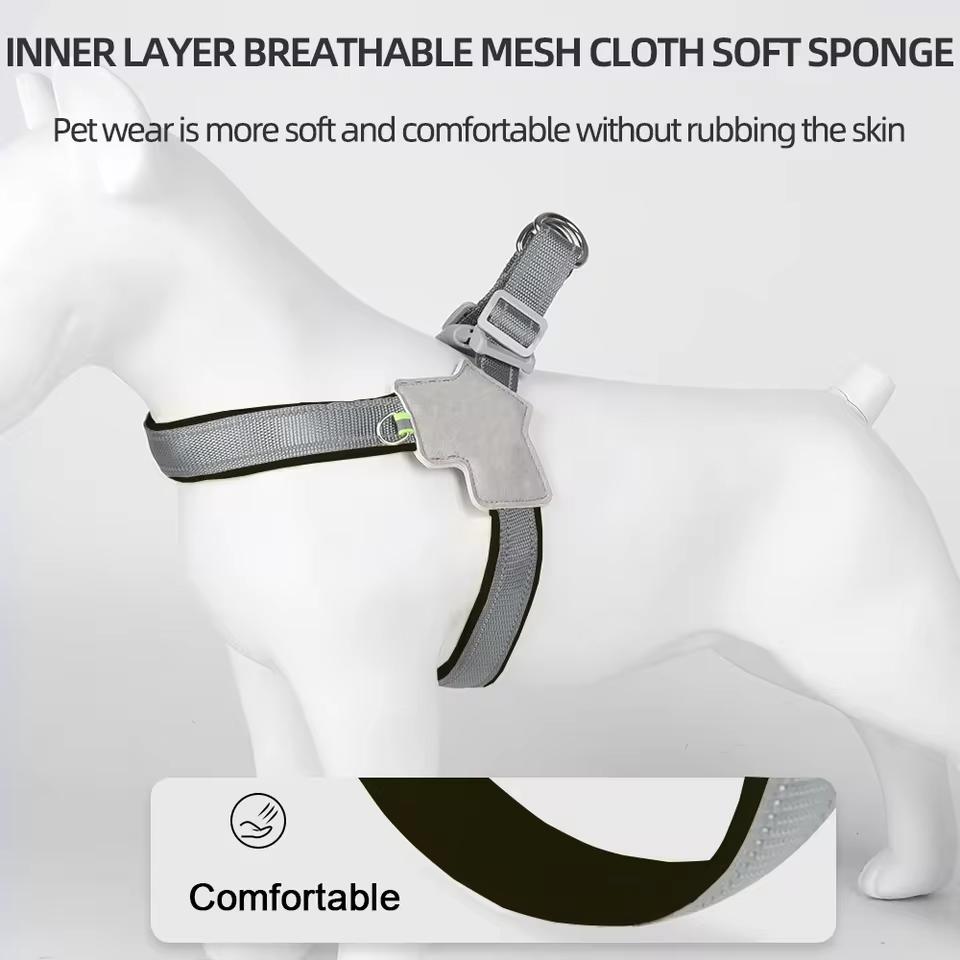 Pet Dog Vest-style Harness/leash Suitable for Small and Medium-sized Shiba Inus Corgis Bichon Frises Poodles and Other Breeds