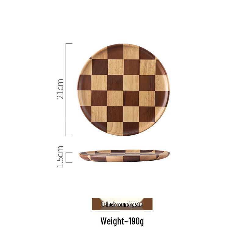 

Дерев яний набір круглих тарілок Ru Han для гри в шахи