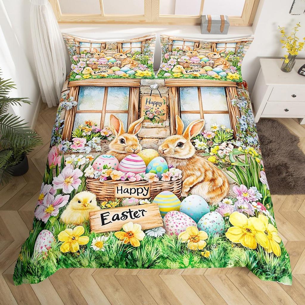 Watercolor Duvet Cover Set For Kids Teens Queen King Size Quilt Covers Lightweight Down 2 Pillowcases 1 Duvet Cover No Comforter