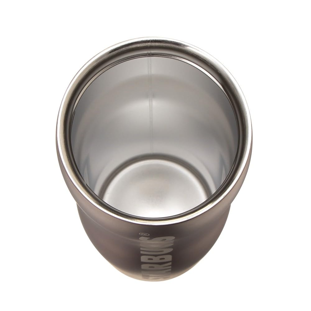 STARBUCKS Curved Stainless Steel Bottle, Brown, 355ml, Starbucks Tumbler, Coffee, Gift, Water Bottle, 2024, Brown