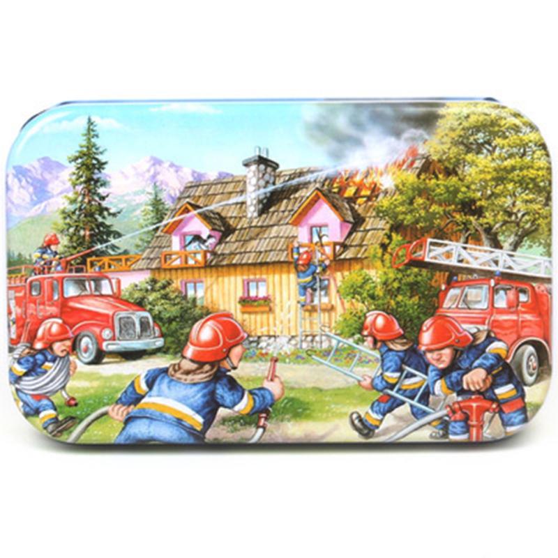 60pcs Children's Wooden Puzzles Baby Early Education Educational Toys Gift with Storage Box