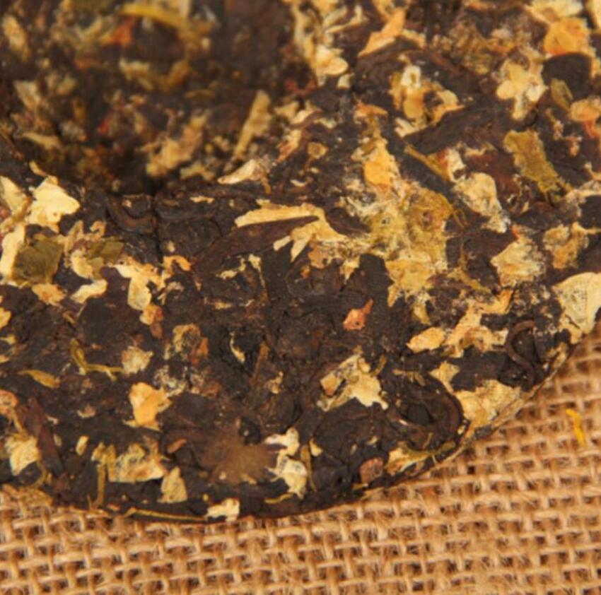 Pack of puer tea 100g jasmine old ripe puer round brick tea