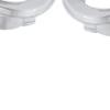 1Pair Front Fog Light Trim Bezel Chrome Base For MINI For COOPER 4Cyl 1.6L Base 05-08 Direct Replacement Exterior Parts