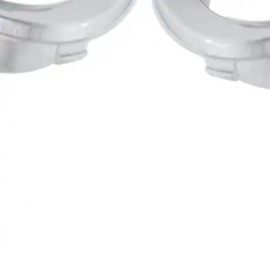 1Pair Front Fog Light Trim Bezel Chrome Base For MINI For COOPER 4Cyl 1.6L Base 05-08 Direct Replacement Exterior Parts