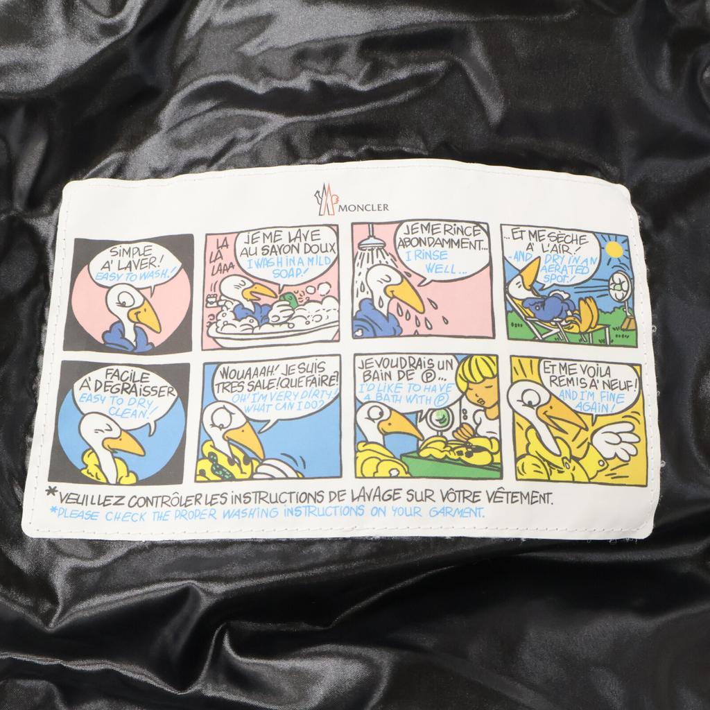 Moncler Domestically Authorized DUBOIS Logo Print Down Jacket Jacket 1 blackUsed