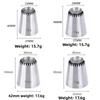 Stainless Steel Icing Piping Nozzle Cream Cake Decorating Pastry Tip Fondant Cake Tools Baking