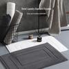 Luxury Cotton Non-Slip Bath Mat: Absorbent & Thick for Bathroom & Entryway