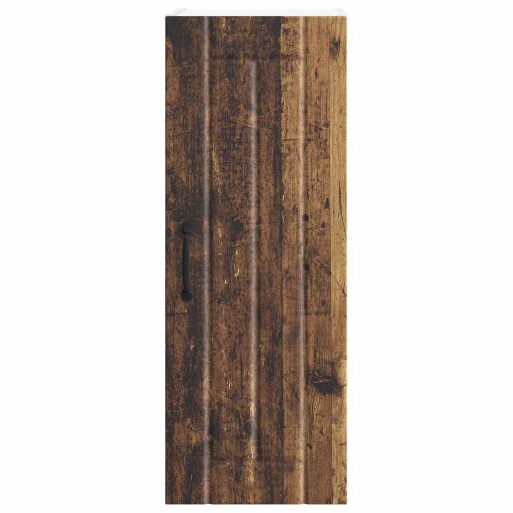 Wall Cabinet LUCCA Reclaimed Wood Look 30 X 31 X 80 Cm Particleboard