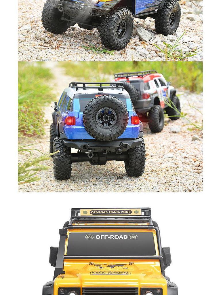 1:10 Scale Four-Wheel Drive Big Foot Off-Road Rock Crawler RC Car