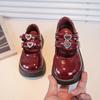 Simple Girls Shoes Fashion Girls' Princess Shoes Soft Soled Kids Shoe Comfor Child Leather Shoes Anti Slip Girl Leather Shoe