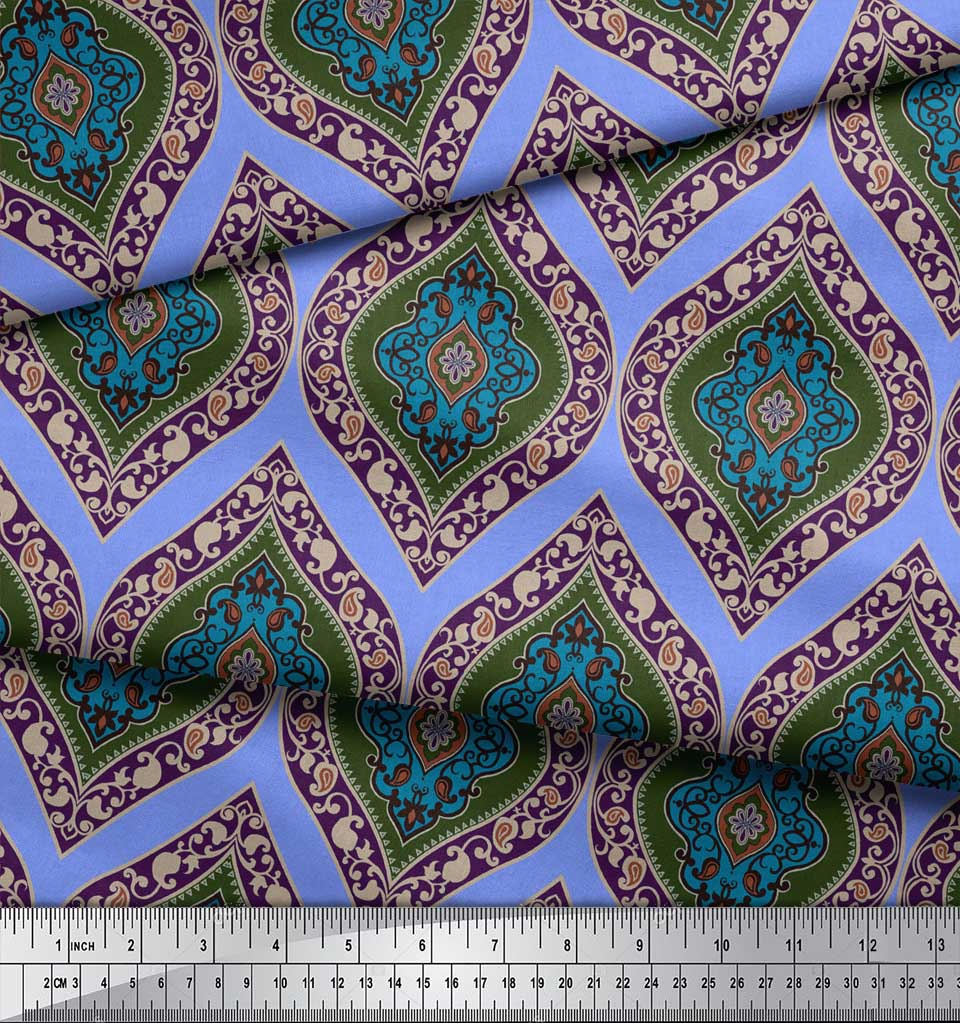 Soimoi Tkanina z czarnej krepy polietylenowej Bezszwowa tkanina z nadrukiem adamaszkowym na metry 42 cale