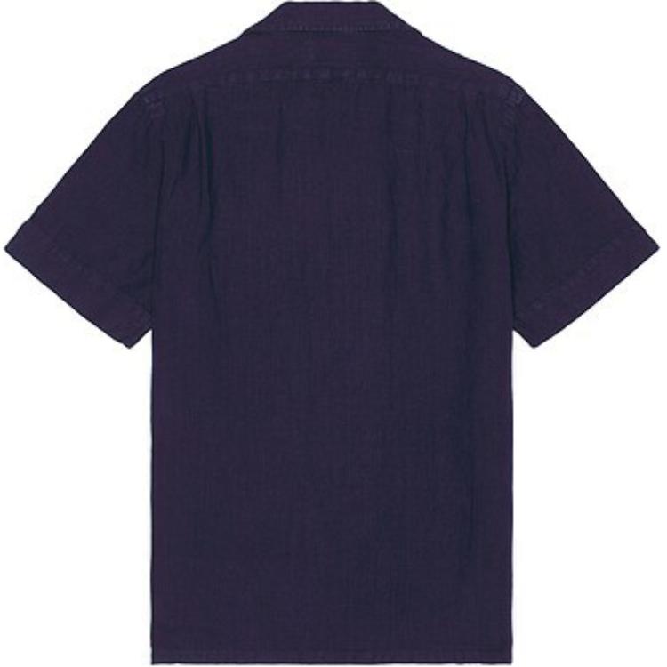 Polo Ralph Lauren Solid Color Single-Breasted Short Sleeve Shirt Men shirts Navy-Blue 710962261-003