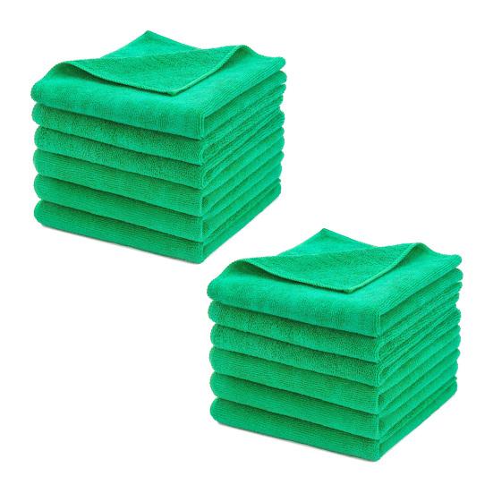 Microfiber Cleaning Towels Water Absorbent Reusable All-Purpose Cleaning Cloth Ultra-Soft Cleaning Wipes