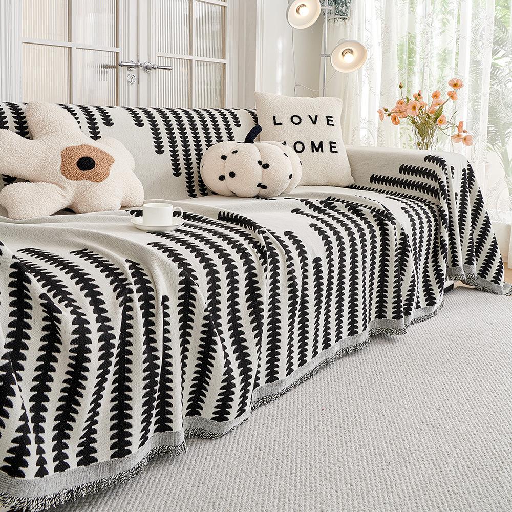 Simple and High-end Sofa Cover Cloth for All Seasons, Chenille Anti-cat Scratch Sofa Towel, Sofa Cover, Sofa Blanket