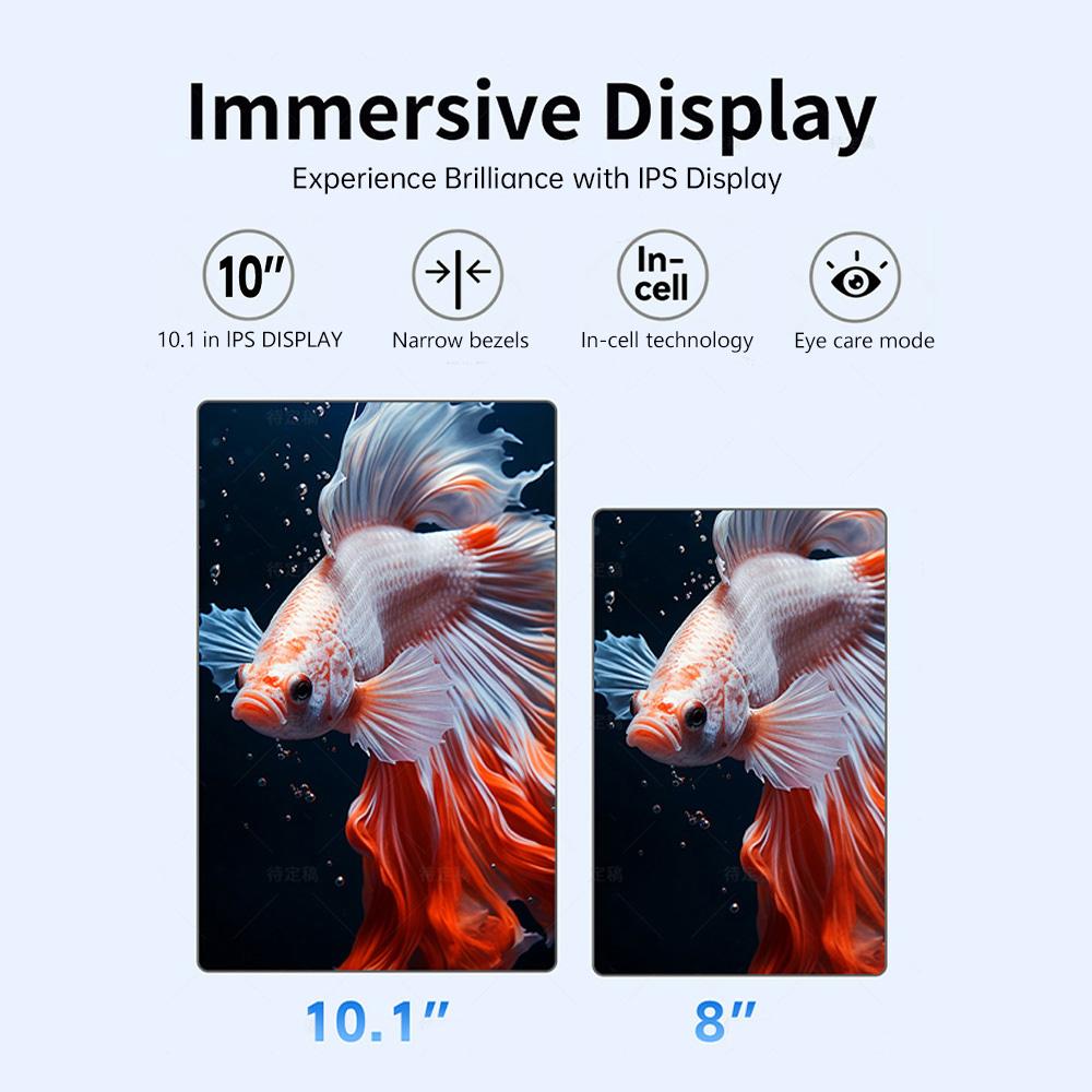 G-tab T11 Android 14 Tablet, 10.1 inch 1280*800 IPS Screen, Unisoc T606 8 Core Max 1.6GHz, 8GB RAM (4GB +4GB Expansion) 128GB ROM