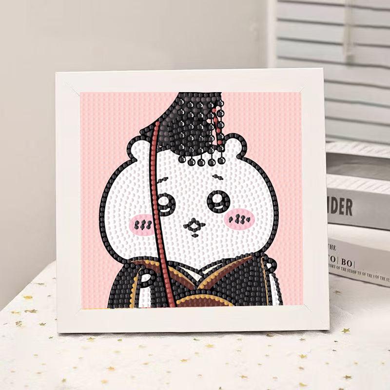 High-End Diamond Painting Diy Van Gogh Starry Sky Cat Creative Handmade Toy Table Decoration Diamond Painting With Frame