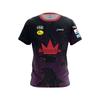 New  Brunswick Cute Garden Gnome Floral Split Color Bowling Jersey Short Sleeve Performance Sports Tee Fan Casual Streetwear