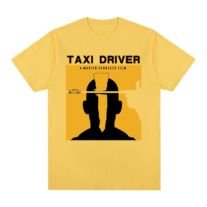 Taxi Driver Robert De Niro Film Raging Bull Vintage Film T-shirt Bomull Herr T-shirt Ny TEE T-SHIRT Damtoppar
