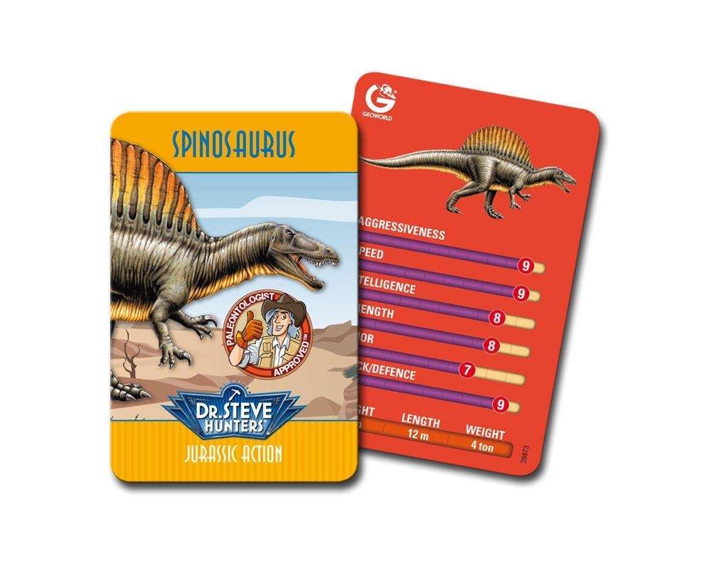 Geoworld Bewegliche Dinosaurierfigur, Spinosaurus, ca. 28 cm lang, CL1523K, Authentisch