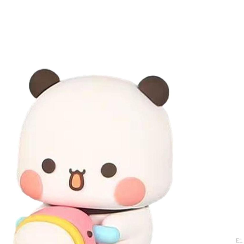 Bear Car Dashboard Decoration Statue Creative Cartoon for Home Room white
