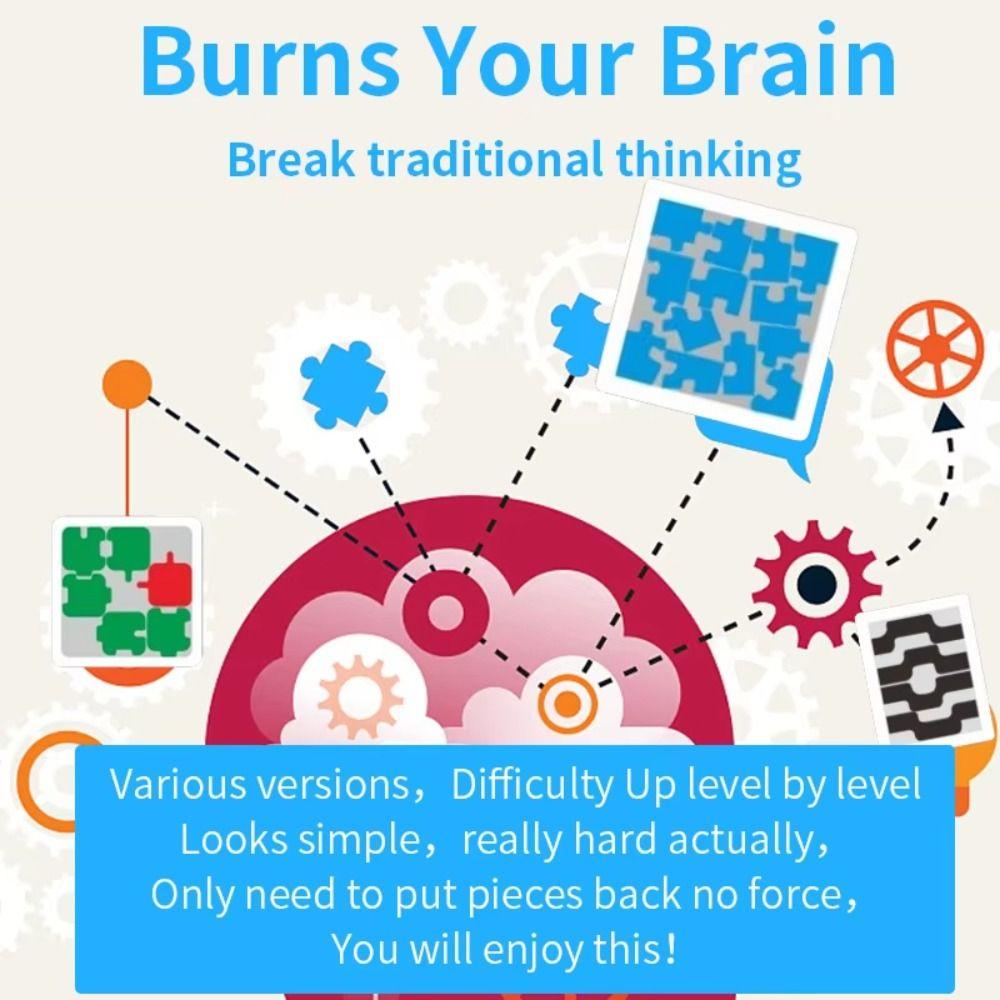 Brain Burning Difficult Puzzles Fun Brainteasing Puzzle Game Toy Children Gift