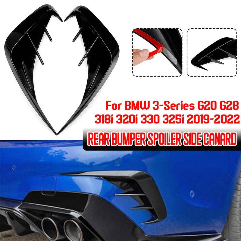 Rear Bumper Splitter Spoilers Canard Exterior Parts For Bmw Accessories 3 Series G20 G28 318i 320i 330i - Car Styling
