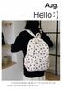 Stylish Corduroy Backpack for Girls – Cute Strawberry Design, Lightweight and Versatile for School or College